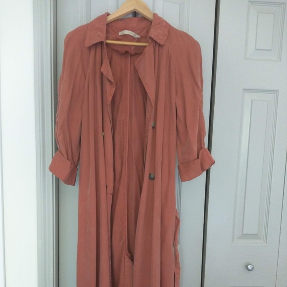 Max Jeans Jackets & Blazers - Max Jeans Tencel Trench Duster Jacket in "Adobe"